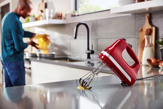 6 sebességes kézi mixer, 60W, Empire Red - KitchenAid