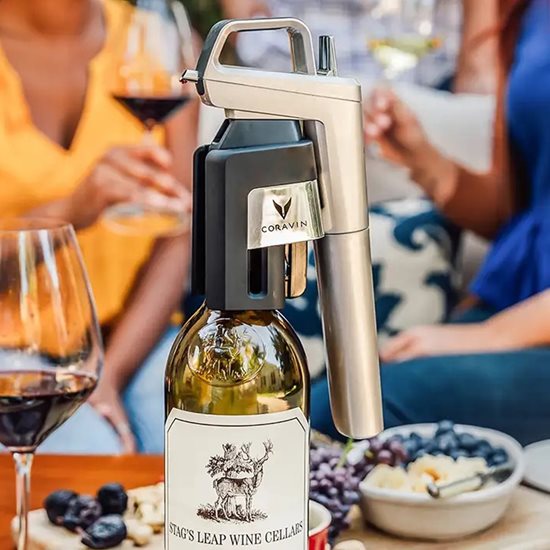 Bortartósító rendszer, ezüst színű, Timeless Six Plus - Coravin