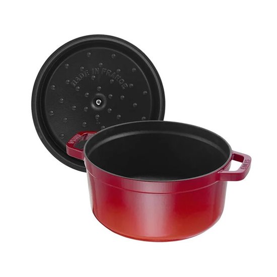 Staub - 28 cm / 6.75 literes Cherry  - Cocotte öntöttvas fazék