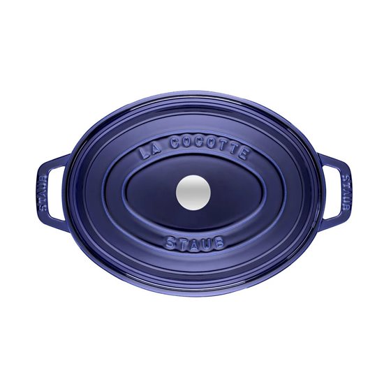 Staub ~ 31 cm / 5,5 literes, Dark Blue ovális Cocotte edény