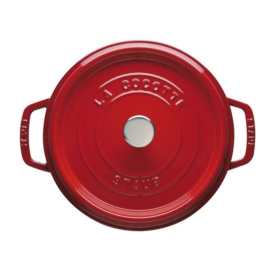 Staub - 28 cm / 6.75 literes Cherry  - Cocotte öntöttvas fazék