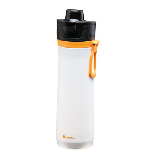 Rozsdamentes acél termosz palack, 600 ml, <<Stone White>>, "Sports Thermavac" - Aladdin