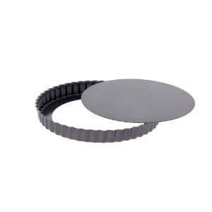 Tartóforma kivehető alsó résszel, acél, 24 cm - de Buyer