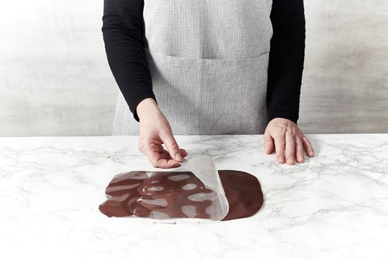 5 részes csokoládé cukormáz készlet, műanyag, 30 x 20 cm - de Buyer