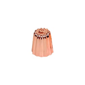 Hornyolt sütőforma, réz, 5,3 x 5 cm - de Buyer