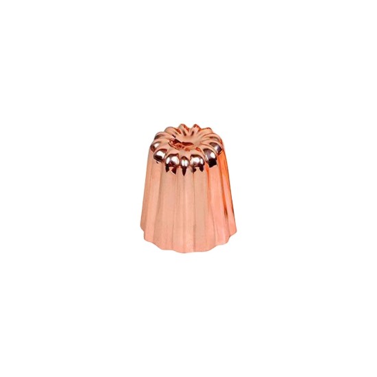 Hornyolt sütőforma, réz, 5,3 x 5 cm - de Buyer