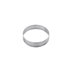 de Buyer - Perforált mini-torta sütőforma, rozsdamentes acél, 7,5 cm 