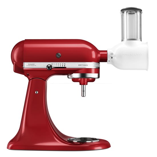 KitchenAid - Konyhai robotgép, szeletelő tartozékkal 125-ös Model, 4,8L, Empire Red