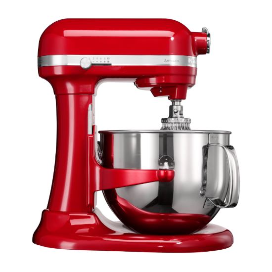 KitchenAid ~ Empire Red -  6,9 literes Artisan konyhai keverő húsdaráló tartozékkal