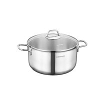 Rozsdamentes acél lábas, fedővel, 16 cm / 1,8 l, "PERLA" - Korkmaz