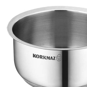 Szószos lábas, rozsdamentes acél, 12cm/0,75L, "Minika" - Korkmaz