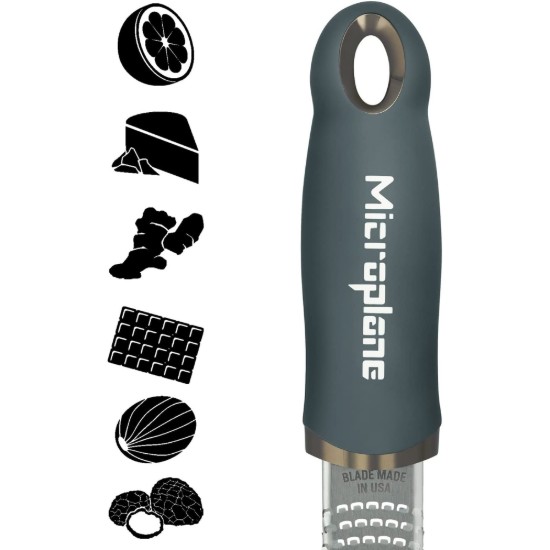 Microplane - Reszelő sebészeti rozsdamentes acél, 32,5 cm, "Dark Grey"