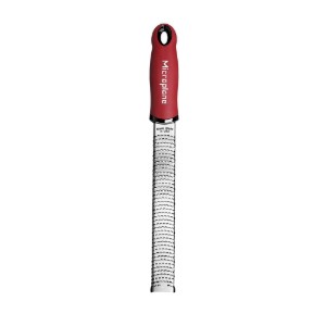 Microplane - Reszelő, sebészeti rozsdamentes acél, 32,5 cm, Pomegranate Red