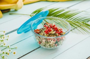 Üvegtál fedővel, hőálló üvegből, 14 cm / 500 ml - PYREX