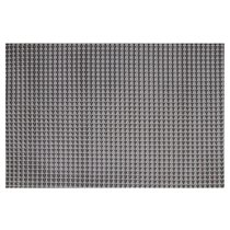 4 darabos tányéralátét készlet Fekete és fehér 45 x 30 cm
