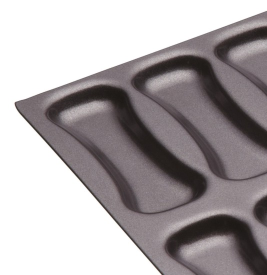 Kitchen Craft ekler sütőforma, 31x16,5 cm, "MasterClass"