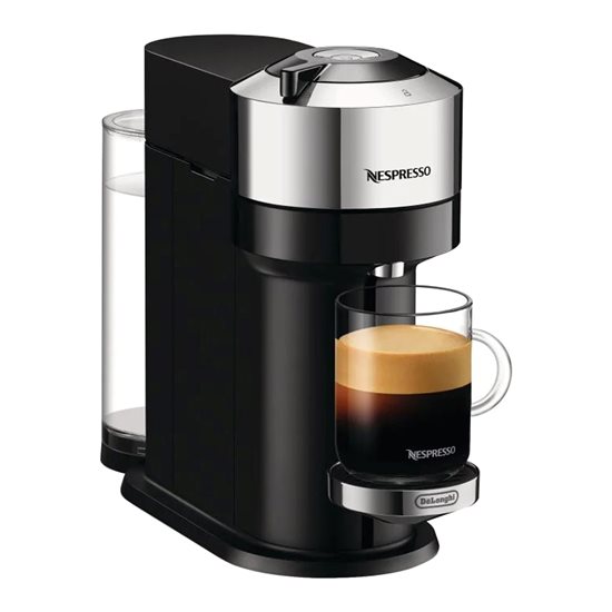 1500 W-os kávéfőző, "VertuoNext Deluxe", Chrome - Nespresso