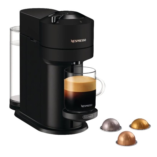 Nespresso - Eszpresszó kávéfőző, 1500 W, "VertuoNext", Matt fekete