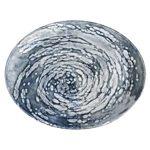 Ovális tányér, porcelán, 31 cm, "Ethos Vortex" - Porland
