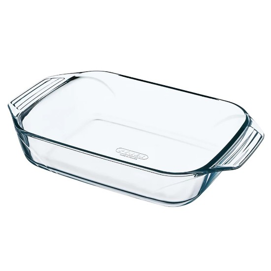 Téglalap alakú edény, hőálló üvegből, 2L, "Let's Share" - Pyrex