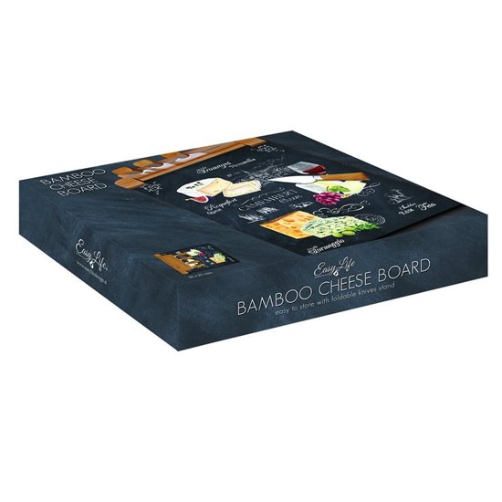 Tálalókészlet sajtokhoz, 6 db, 30 × 25 cm, "Sajtok világa" - Nuova R2S