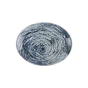 Ovális tányér, porcelán, 21 cm, "Ethos Vortex" - Porland