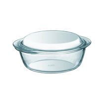 Kerek tányér, hőálló üvegből, 2,1L, "Essentials" - Pyrex