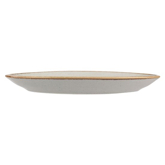Ovális tányér, 36 cm, szürke, "Seasons" - Porland