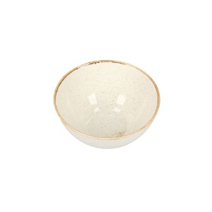 Porland - Porcelán tál, 16cm/0,77L, "Seasons", bézs