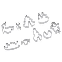 3D süti kiszúró készlet, 9 darab, "Santa Claus is coming" - Westmark