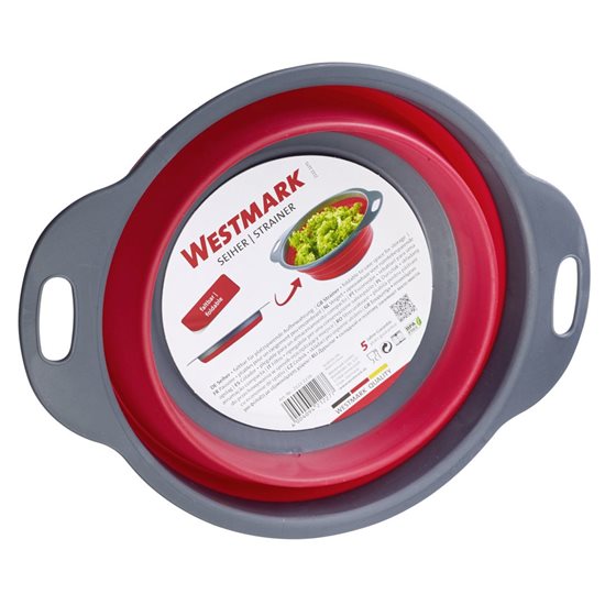 Összecsukható szűrő, műanyag, 22 cm, "Maxi", piros - Westmark