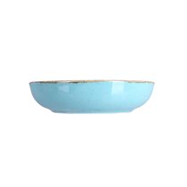 Porcelán tál, 22cm/0,83L, "Seasons", türkiz - Porland