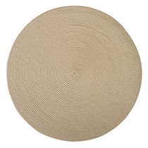 Kerek alakú asztalszőnyeg, 38 cm, "Kör", Ivory - Saleen