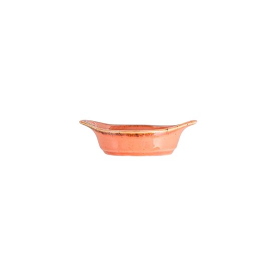 Mini tál, porcelán, 7 cm, "Északok", Narancs - Porland
