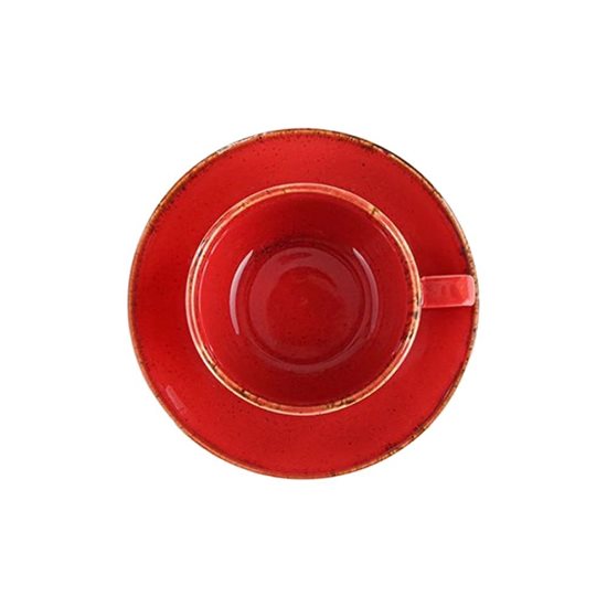Kávéscsésze és csészealj Alumilite Seasons, 207 ml, Vörös - Porland