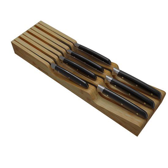 Zokura - 42,5 x 9,8 cm- es bambusz késtároló alátét