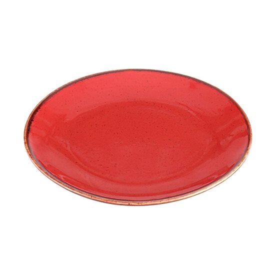 Porland - 28 cm-es piros Alumilite Seasons tányér