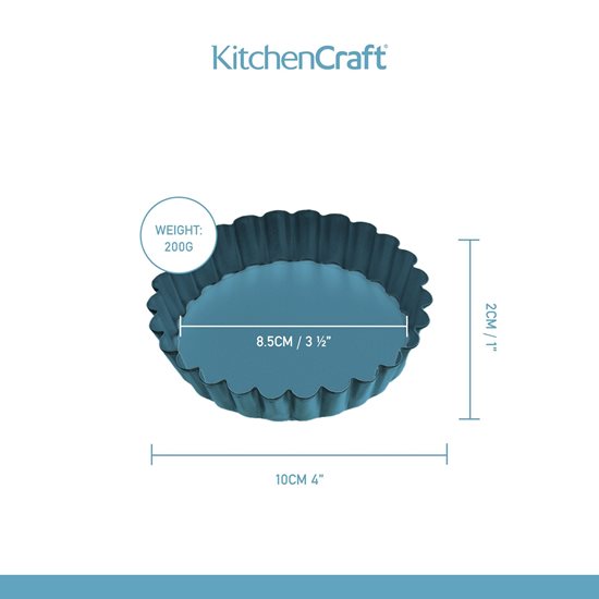 Kitchen Craft 6 darabos sütemény forma készlet, 10 cm