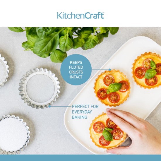 Kitchen Craft 6 darabos sütemény forma készlet, 10 cm