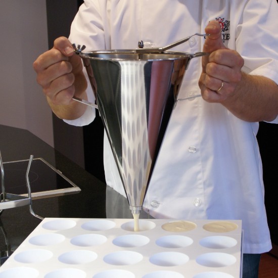 Automatikus tésztaadagoló tölcsér, 1,9 l, "KWIK PRO" - de Buyer