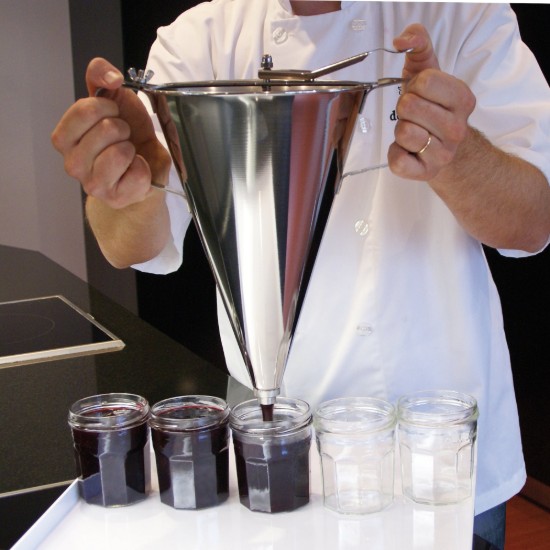 Automatikus tésztaadagoló tölcsér, 1,9 l, "KWIK PRO" - de Buyer