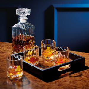 Dekanter és whiskys poharak készlet, 5 db, pohár - Kitchen Craft
