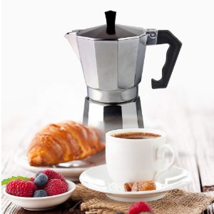 "Cafe Ole" eszpresszógép, 480 ml, alumínium – Grunwerg