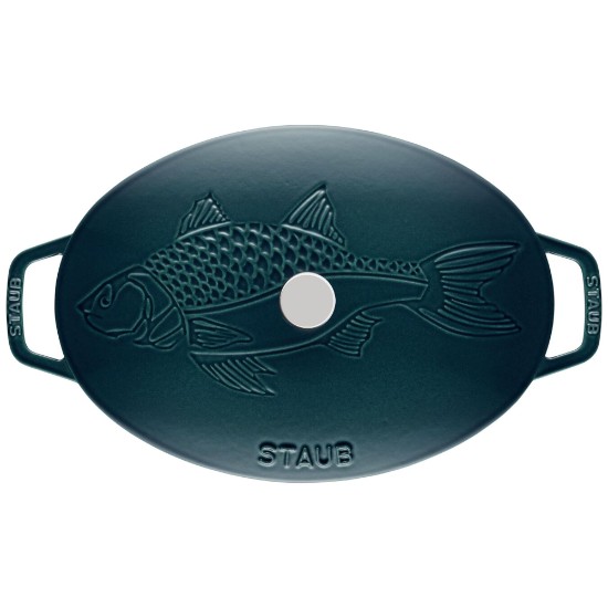 Staub - Ovális sütőedény, öntöttvas, 33cm/2,8L, "La Mer"