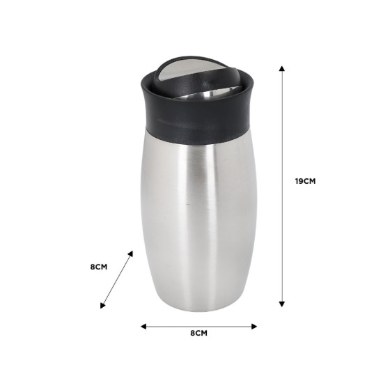 BarCraft -  Koktél shaker, rozsdamentes acél, 450 ml