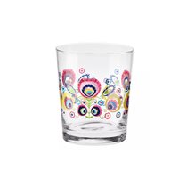 6 részes ivópohár készlet Lowicz modellel, üvegből, 250ml, "Folk" - Krosno