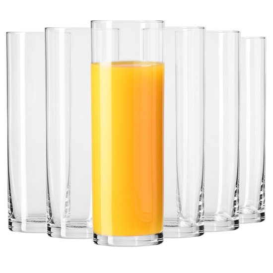 6 részes magas pohár készlet, üvegből, 200ml, "Pure" - Krosno