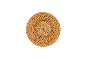 6 részes poháralátét készlet, 10 cm, Natural - Tiseco