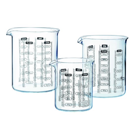 Pyrex - "Classic" Mércézett bögre, boroszilikát üveg, 750ml