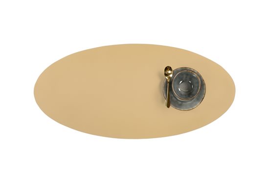 Ovális asztali futó, 33 × 70 cm, "Togo", homok - Tiseco